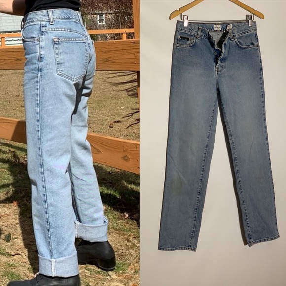 calvin klein button fly jeans